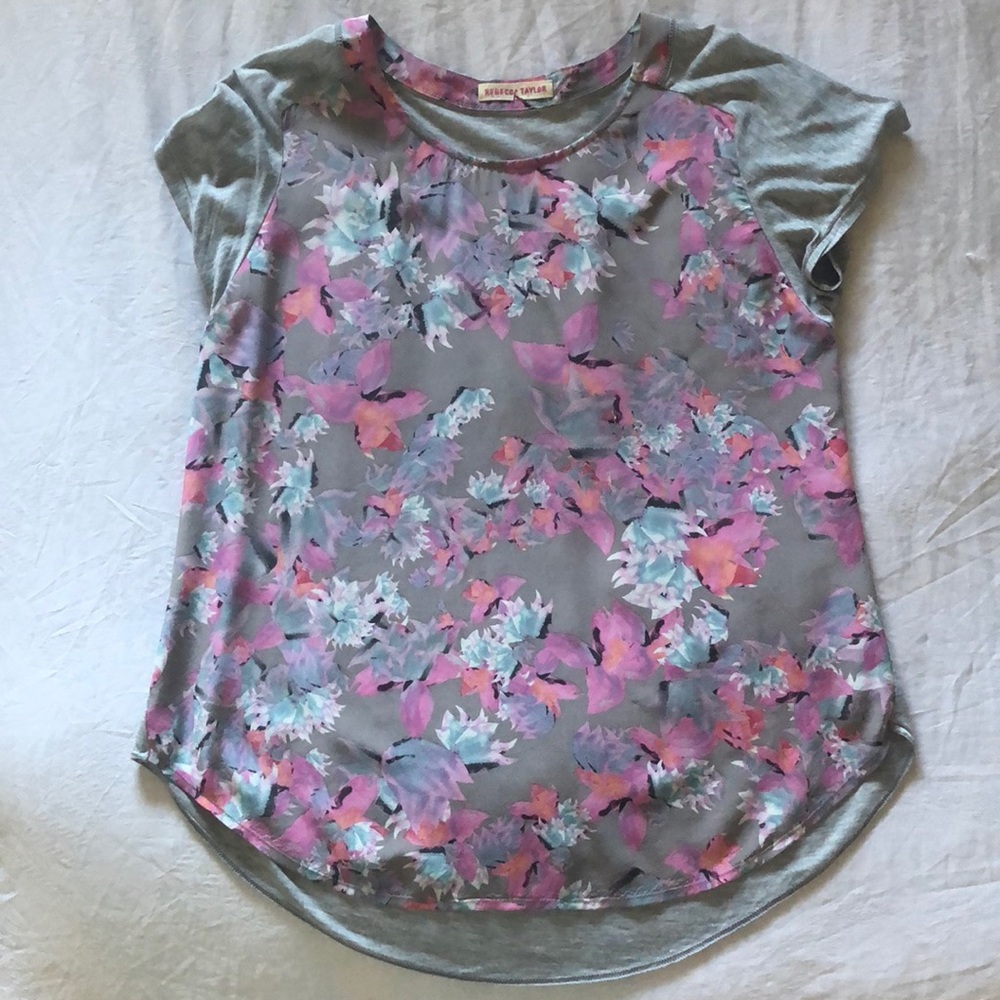 Floral Print Shirt by Rebecca Taylor